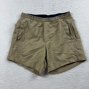 Birddogs Khaki Shorts Mens Small Beige Stretch Performance Swim Trunks